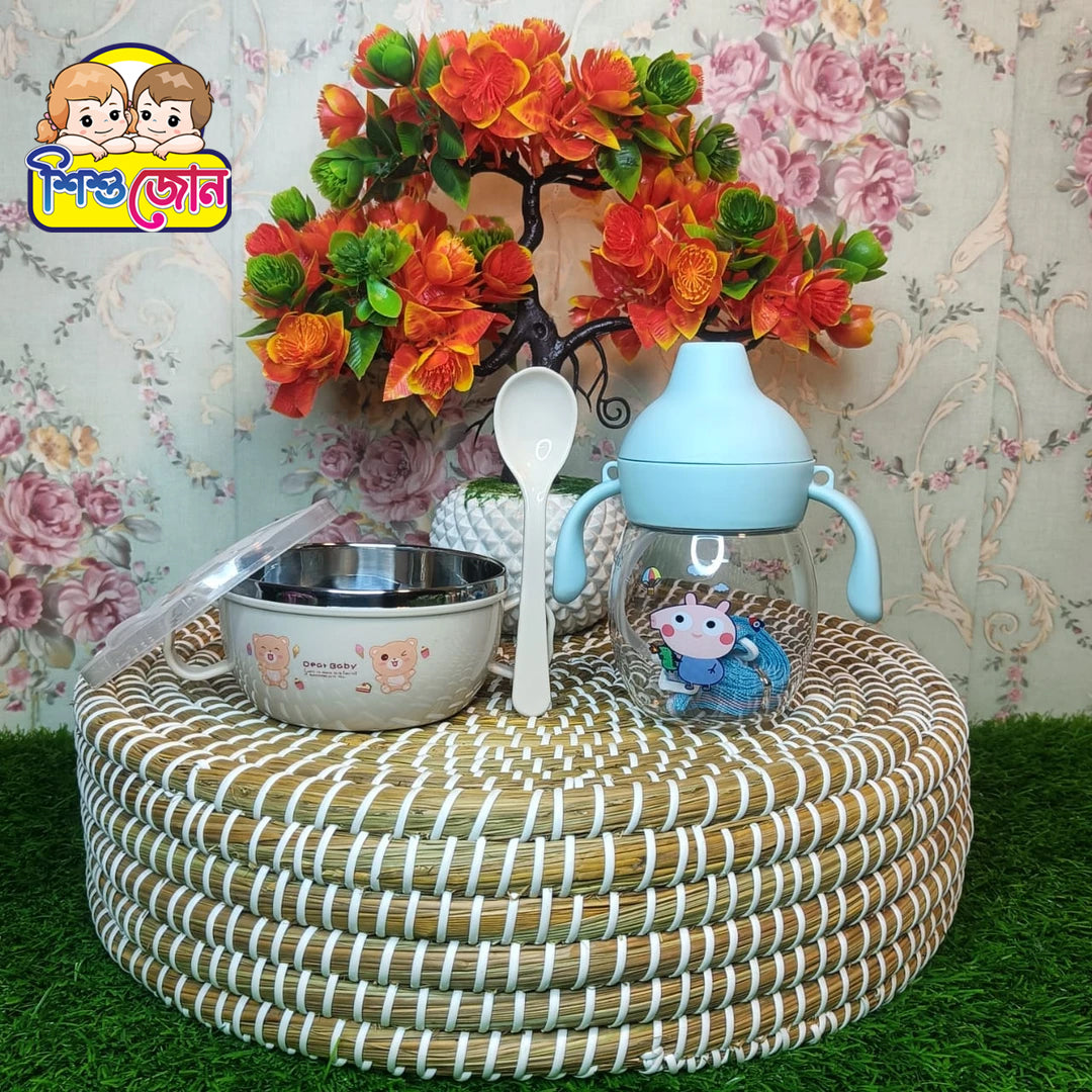 প্রিমিয়াম ডাক ব্যাক মামপট + ষ্টীল বাটি কম্বো