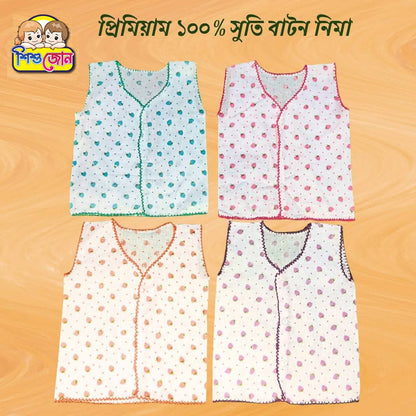 প্রিমিয়াম ১০০% সুতি বাটন নিমা