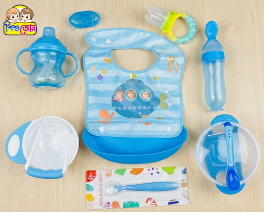 ৮ পণ্যের BPA ফ্রি বেবি ফিডিং কম্বো - মাম পট ফ্রী