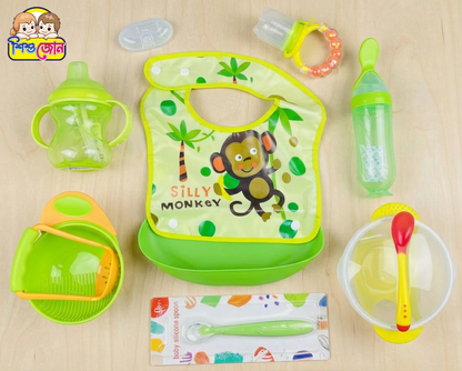 ৮ পণ্যের BPA ফ্রি বেবি ফিডিং কম্বো - মাম পট ফ্রী