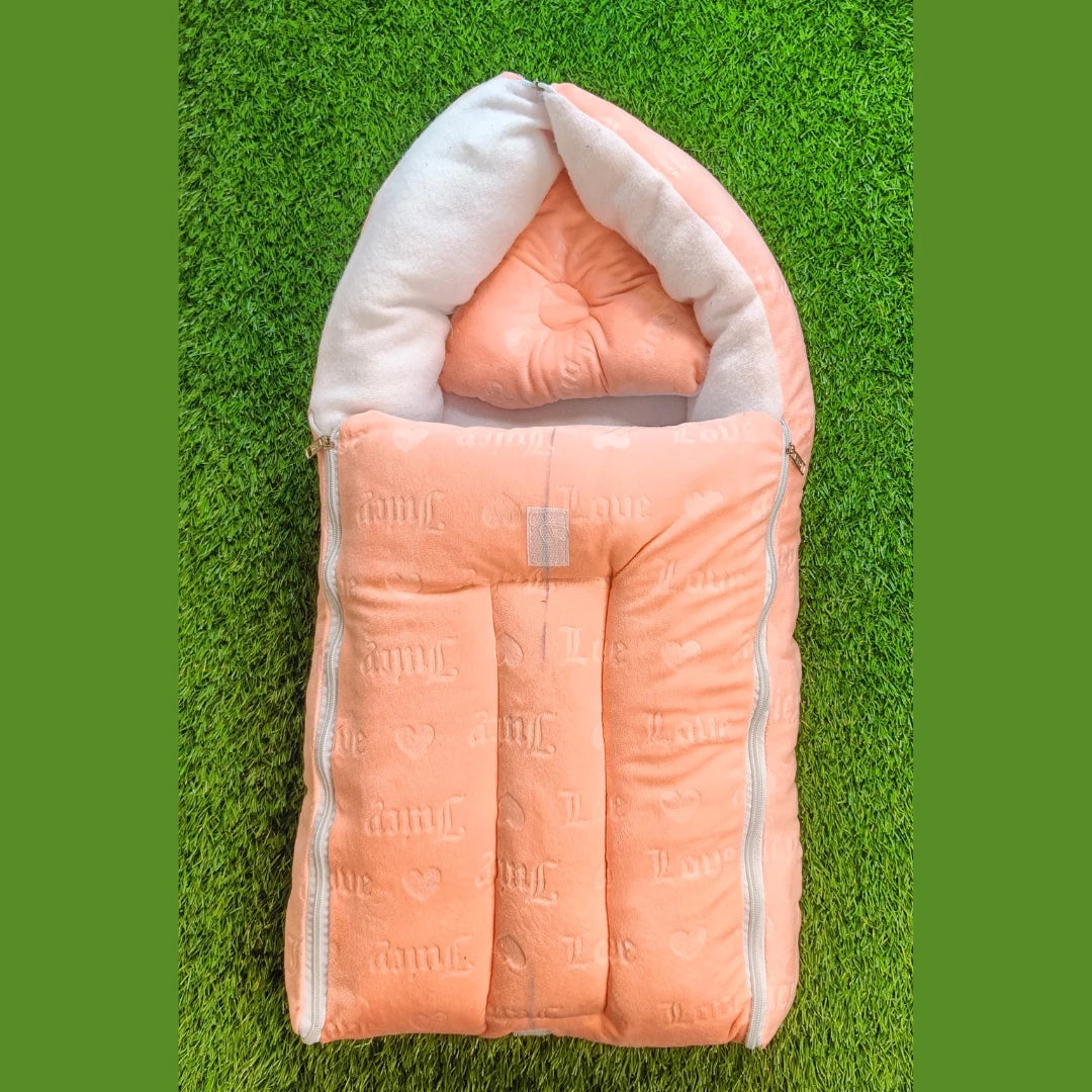 প্রিমিয়াম বেবি ভেলভেট ক্যারি বেড